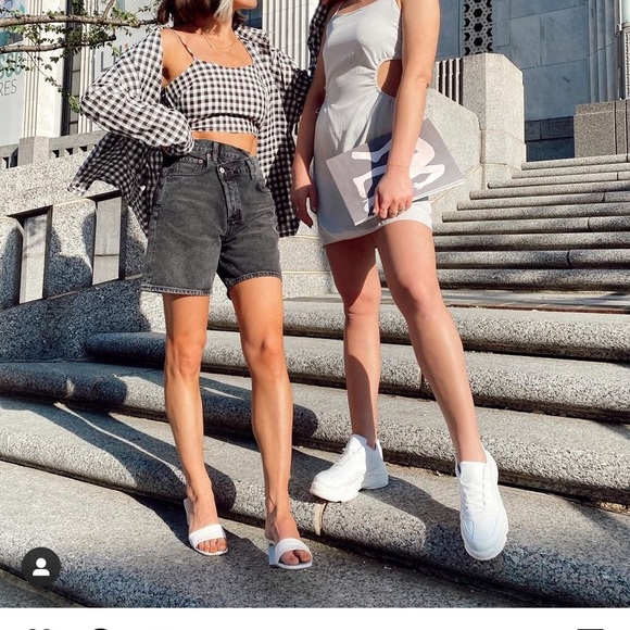 AGOLDE Criss Cross Shorts - Picture 5 of 9